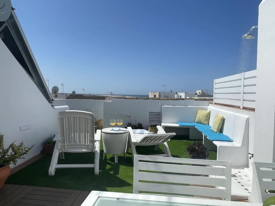 Vila Casa Lola Conil, Azotea Al Mar Y Parking Solo Familias O Parejas Conil De La Frontera Exteriér fotografie