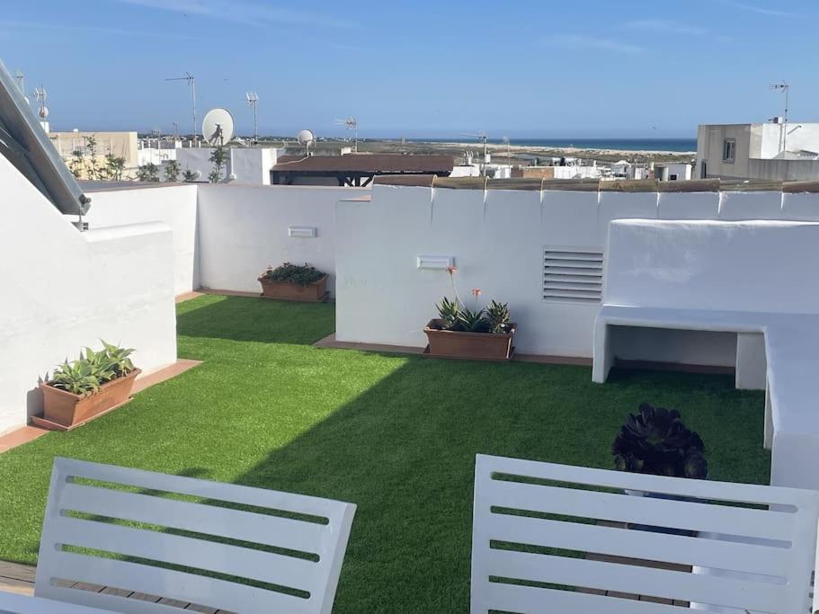 Vila Casa Lola Conil, Azotea Al Mar Y Parking Solo Familias O Parejas Conil De La Frontera Exteriér fotografie